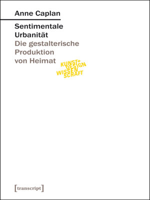 cover image of Sentimentale Urbanität